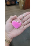 Custom Heart NFC Keychain: Social Media, Wedding Photos, Digital Business Card (Tap)
